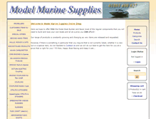 Tablet Screenshot of modelmarinesupplies.co.uk